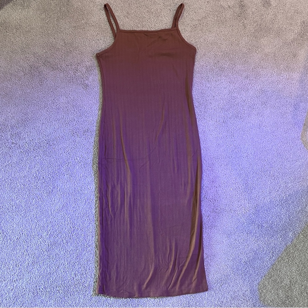 Brown Midi Dress